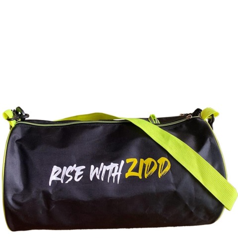 MuscleBlaze Gym Bag (Rise with Zidd),  Black 