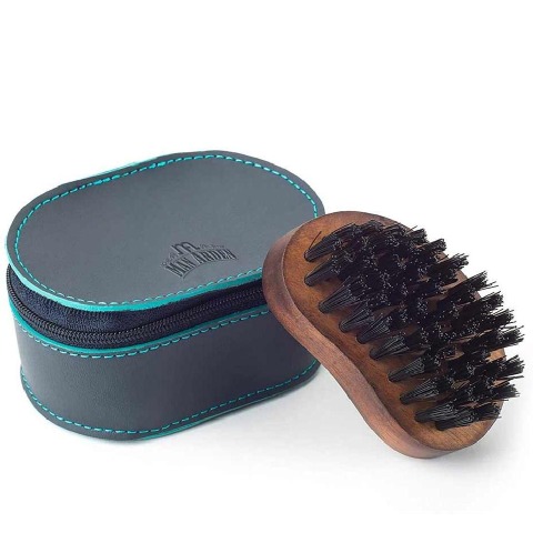 1 - Man Arden Beard Brush with Leather Pouch,  1 Piece(s)/Pack  for All Types of Beard 