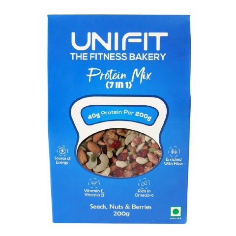 1 - UNIFIT Protein Mix (7 In 1),  Seeds Nuts & Berries  200 g 