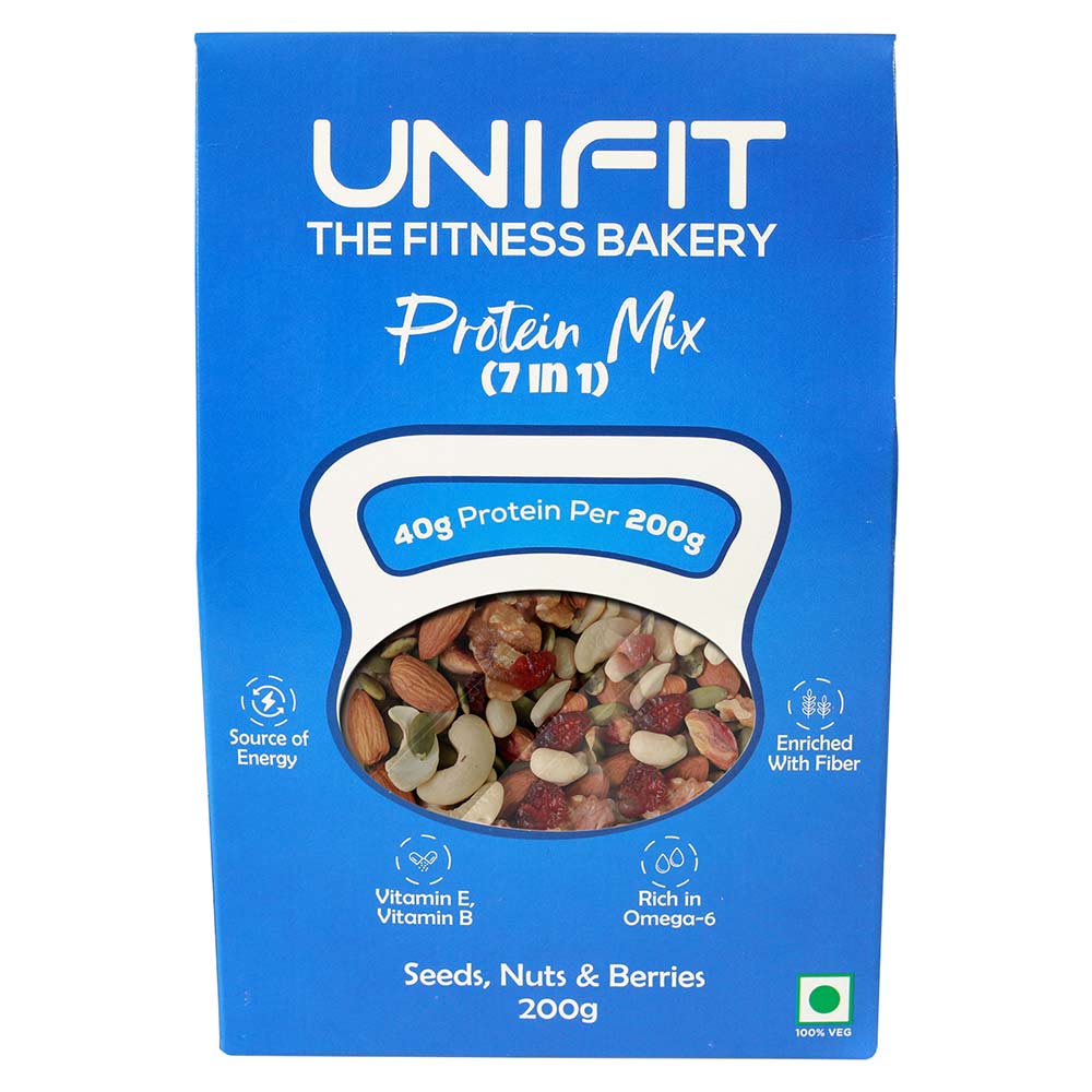1 - UNIFIT Protein Mix (7 In 1),  Seeds Nuts & Berries  200 g 
