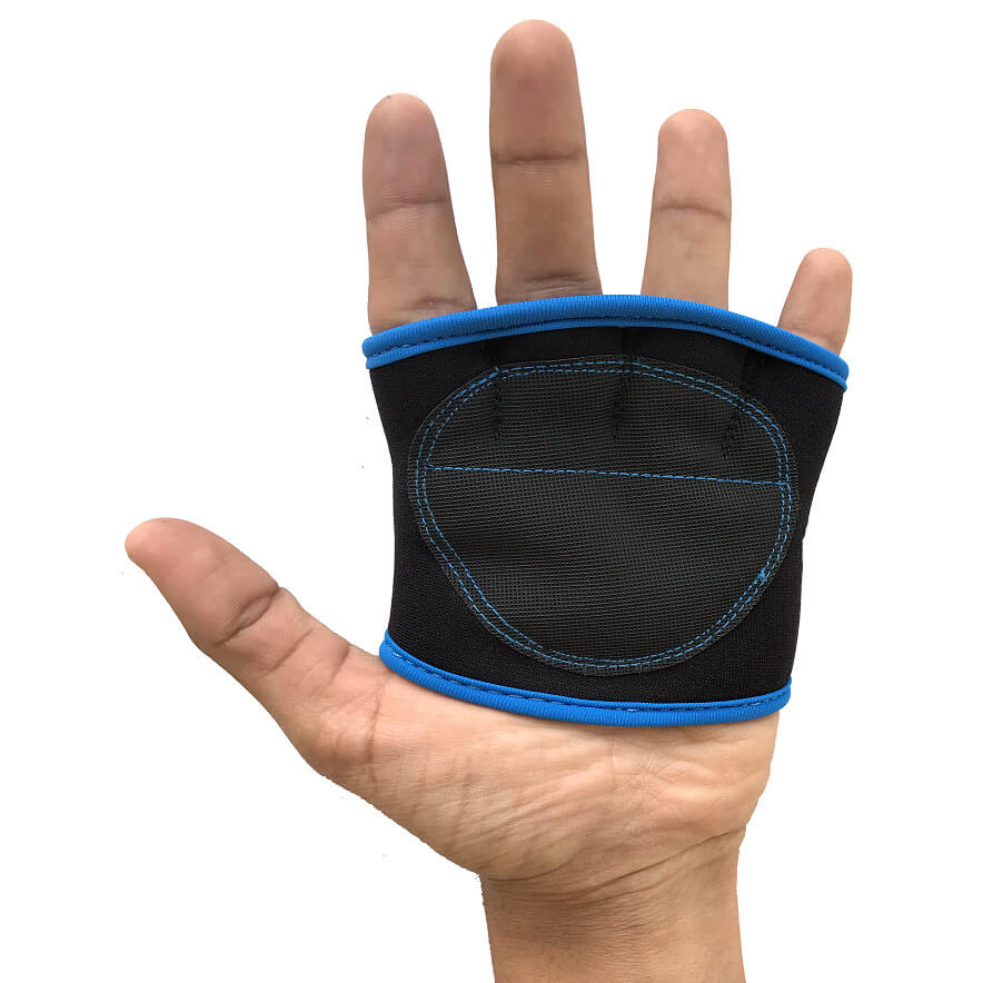 KOBO WTA-11 Weight Lifting Grip Pads,  Black  Free Size 