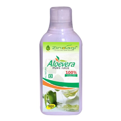 Zindagi Aloe Vera Juice, Natural 500 ml Zindagi Aloe Vera Juice, Natural 500 ml