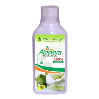 Zindagi Aloe Vera Juice, Natural 500 ml