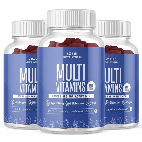 1 - Azani Active Nutrition Multivitamin for Men,  60 tablet(s)  Unflavoured (Pack of 3) 