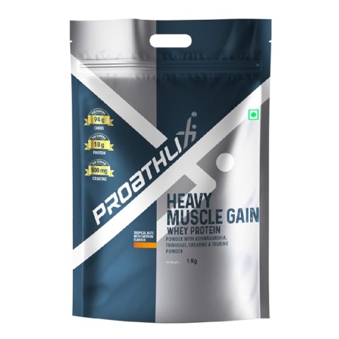 1 - Proathlix Heavy Muscle Gain,  2.2 lb  Tropical Nuts with Saffron 