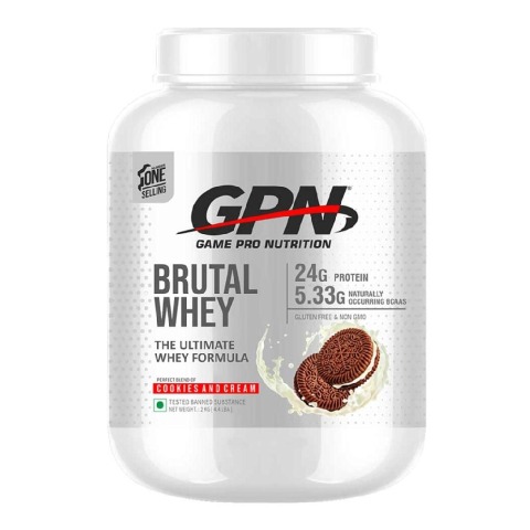 1 - Gamepro Nutrition Brutal Whey,  4.4 lb  Cookies & Cream 