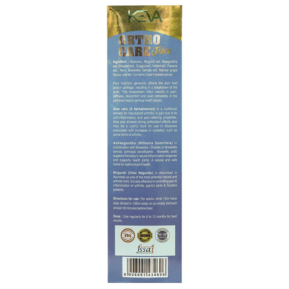 3 - Keva Ortho Care Juice,  Natural  750 ml 