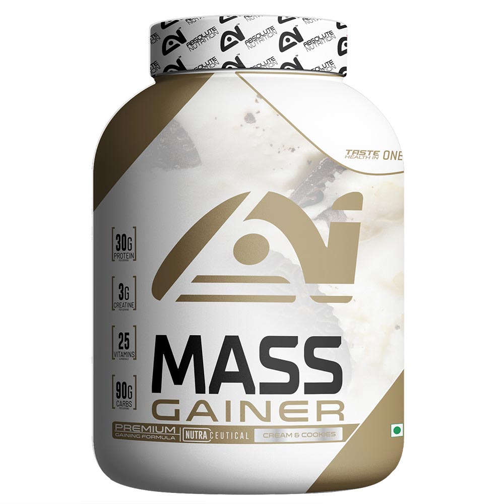 1 - Absolute Nutrition Mass Gainer,  6.6 lb  Cookies and Cream 