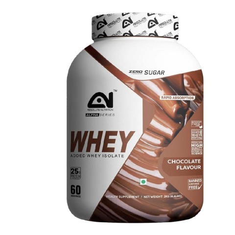 1 - Absolute Nutrition Whey Protein, 4.4 lb Chocolate