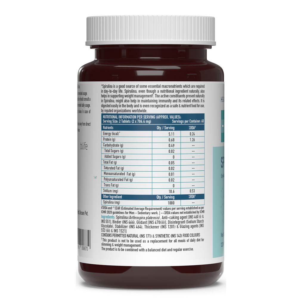 5 - HK Vitals Spirulina by Healthkart,  120 tablet(s) 