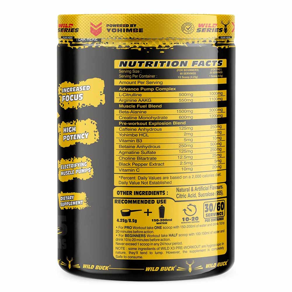 2 - Wild Buck Wild Pre-x3,  0.56 lb  Sour Gummies 