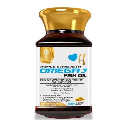 1 - Mountainor Triple Strength Omega-3 Fish Oil, 60 softgels