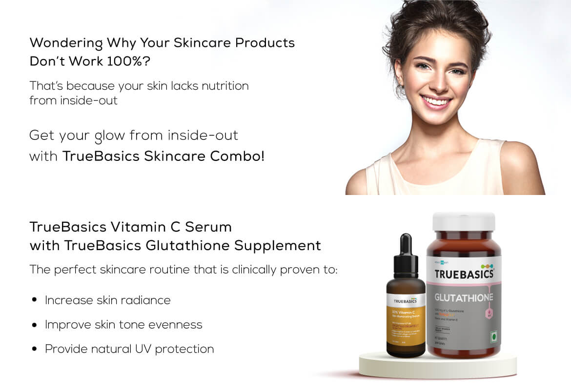10% Vitamin C Skin Illuminating Serum (30ml) & Glutathione at Best Price in  India