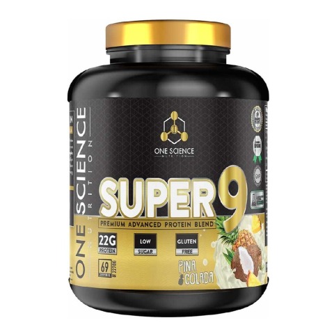 1 - One Science Super 9 - Premium Advance Protein Blend, 5 lb Pina Colada