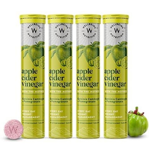 1 - Wellbeing Nutrition Apple Cider Vinegar,  17 tablet(s)  Unflavoured (Pack of 4) 