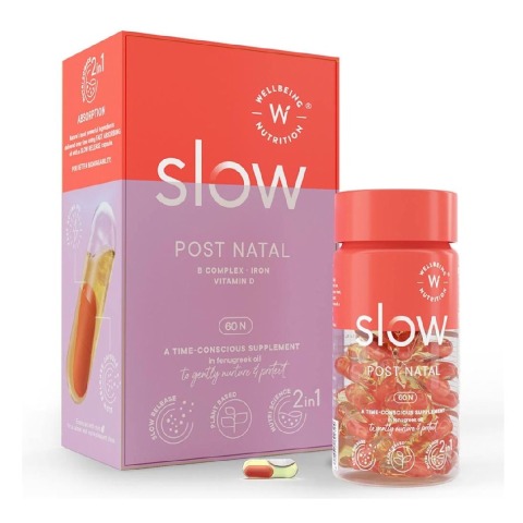 1 - Wellbeing Nutrition Slow Post Natal, 60 capsules Unflavoured