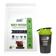 XLR8 Flavoured Whey Protein 24 g Protein- 4 lb Chocolate with Shaker