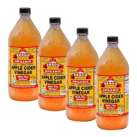 Bragg Apple Cider Vinegar - Pack of 4, 0.946 L Bragg Apple Cider Vinegar - Pack of 4, 0.946 L