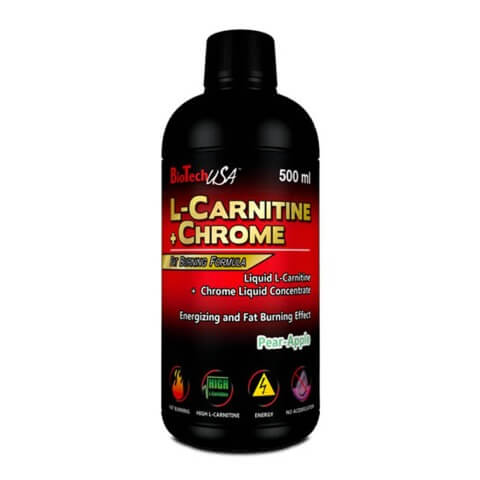 Biotech L-Carnitine + Chrome,  500 ml  Unflavoured 