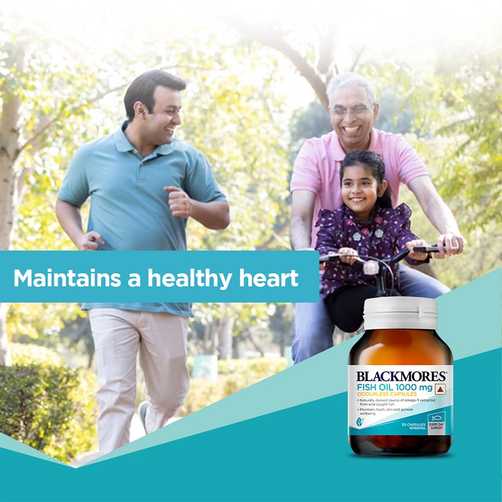 7 - Blackmores Fish Oil 1000mg,  30 capsules 