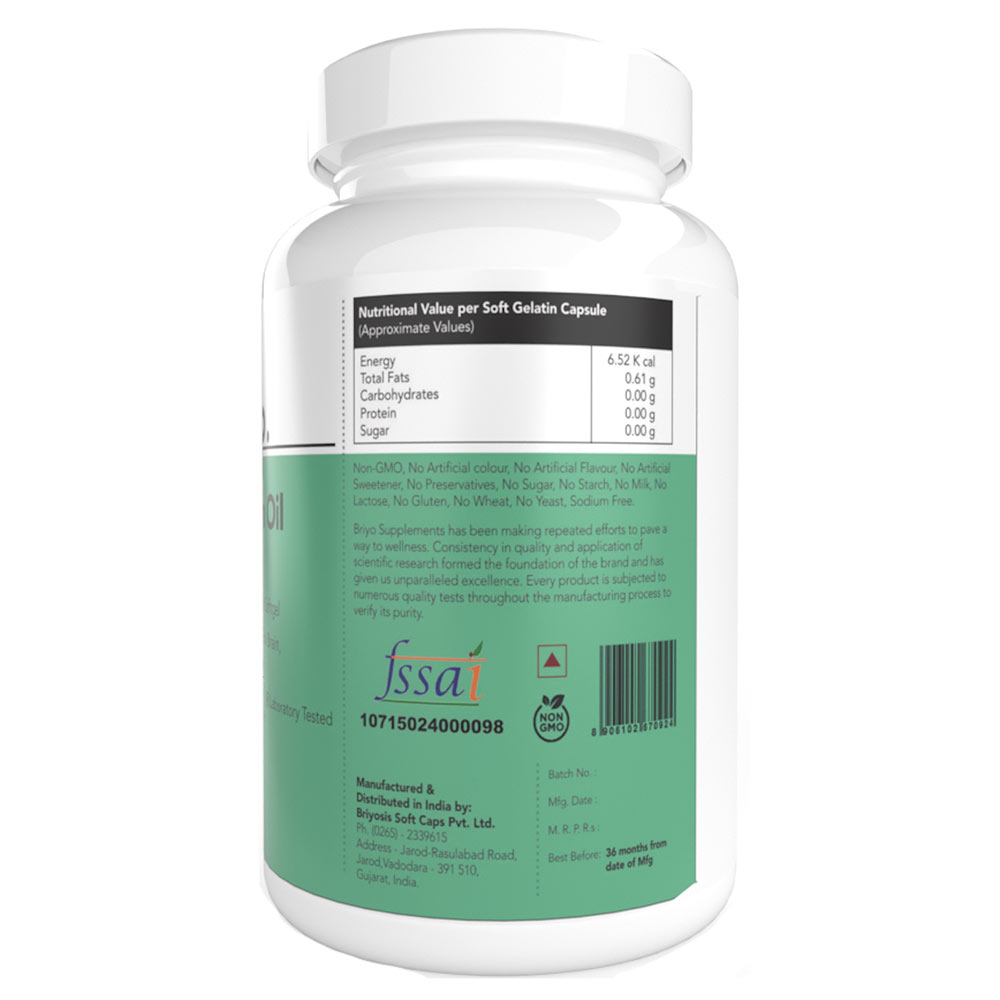 3 - Briyo Mini Fish Oil,  60 softgels 
