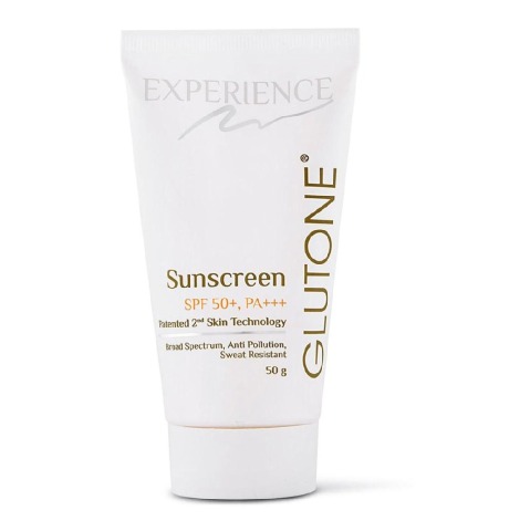 1 - Glutone Sunscreen SPF 50  PA+++,  50 g  with Yeast Beta-Glucan 