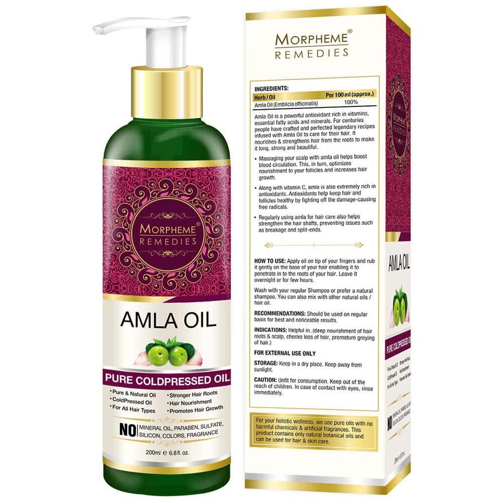Morpheme Remedies Amla Oil,  200 ml  All Type Hair 