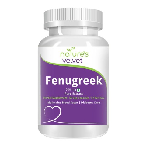 Natures Velvet Fenugreek Pure Extract (500 mg), 60 capsules Natures Velvet Fenugreek Pure Extract (500 mg), 60 capsules