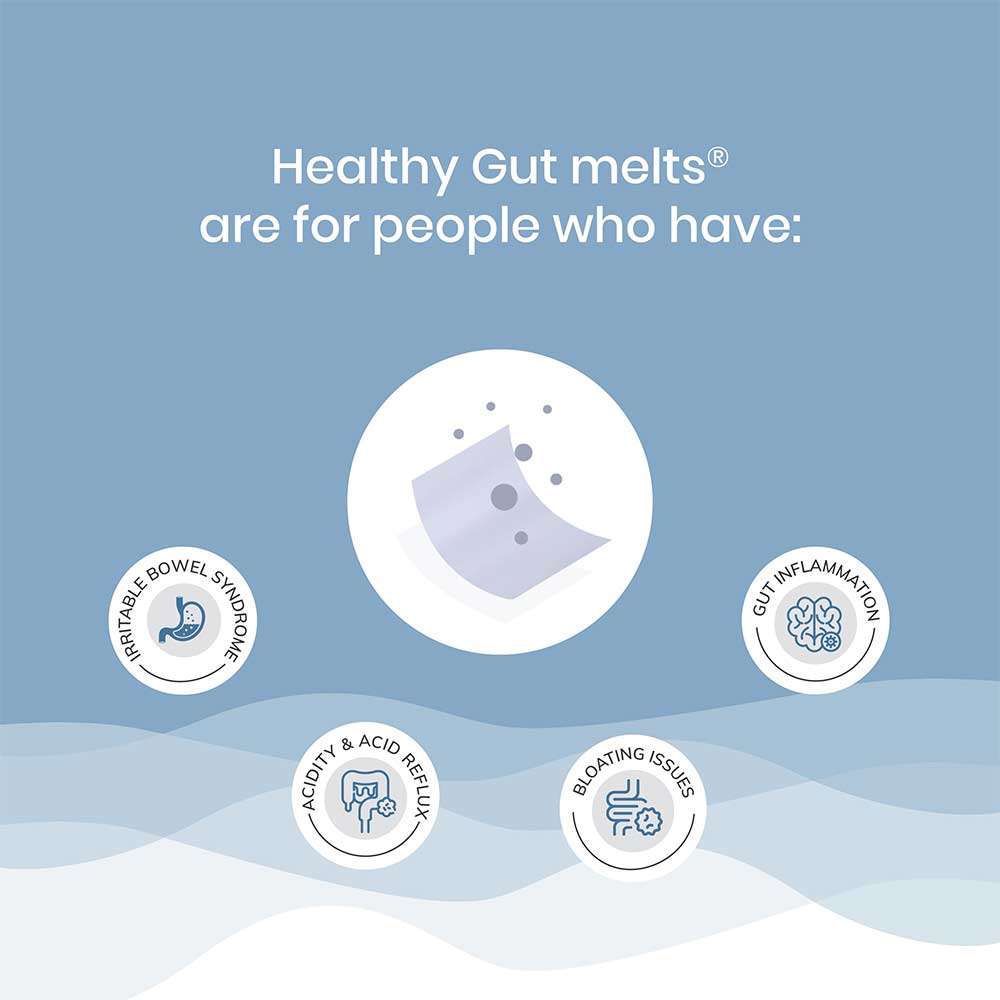 4 - Wellbeing Nutrition Melts Healthy Gut Probiotic+Enzymes+ACV,  30 Strip(s)  Mixed Berry Blast 