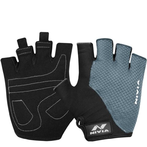 1 - Nivia Crystal Sports Gloves,  Black  Large 