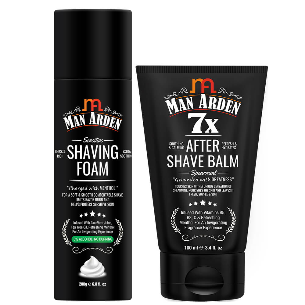 Man Arden After Shave Balm & Shaving Foam Combo,  2 Piece(s)/Pack  Spearmint 