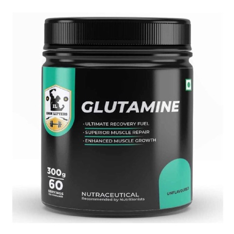 1 - IRON LIFTERS Glutamine,  0.66 lb  Unflavoured 