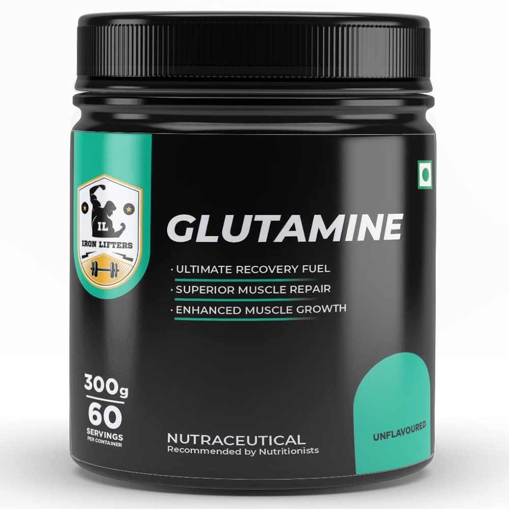 1 - IRON LIFTERS Glutamine,  0.66 lb  Unflavoured 