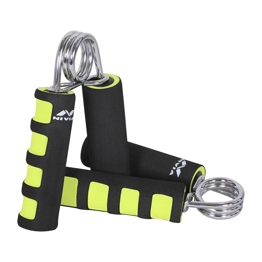 4 - Nivia Foam Hand Grip 2.0,  Black & Green 