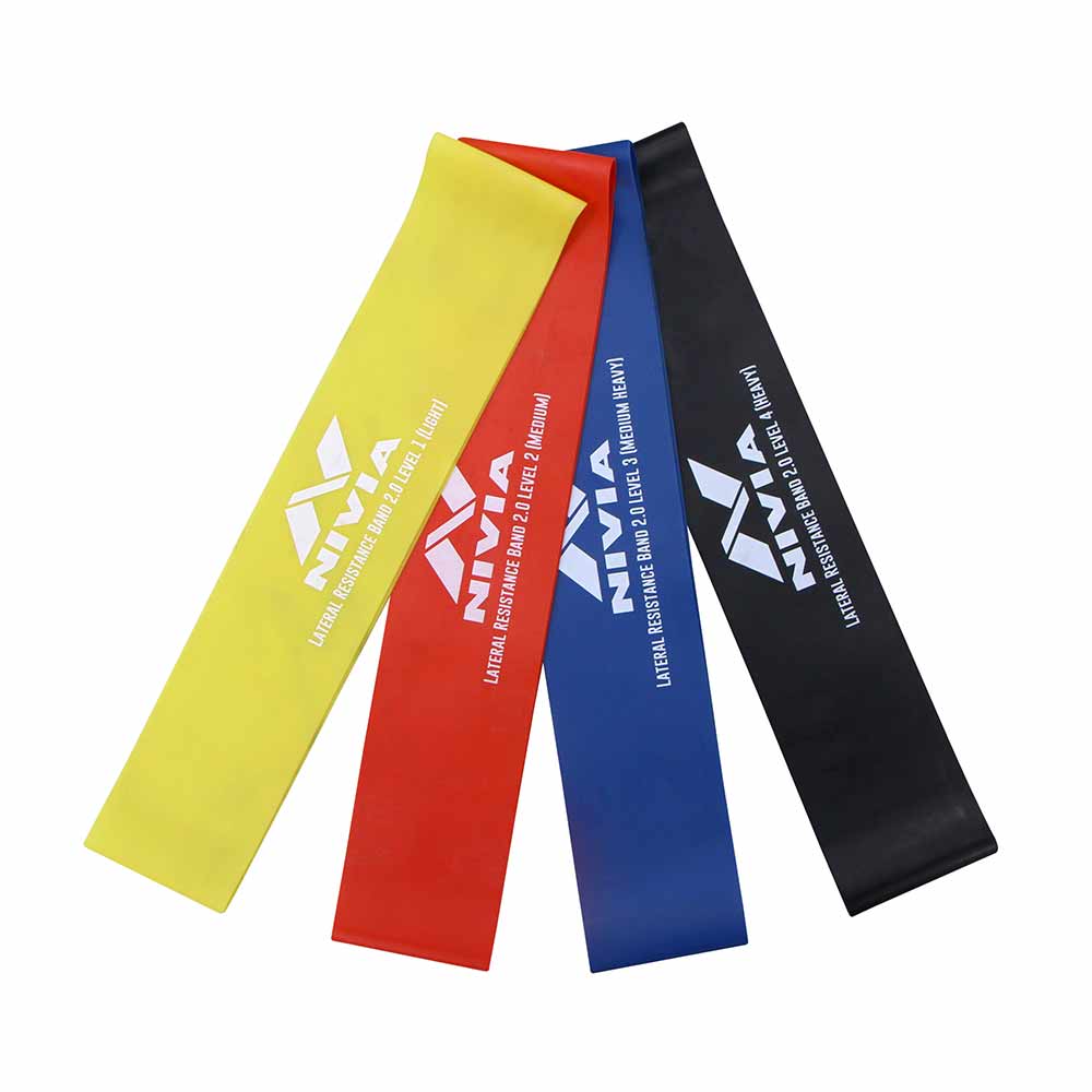 5 - Nivia Lateral Resistance Band 2.0,  Red  Level 4 (Heavy) 