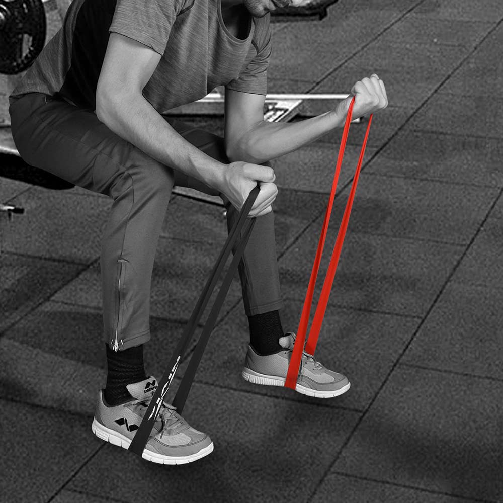 2 - Nivia Lateral Resistance Band 2.0,  Black  Level 2 (Medium) 