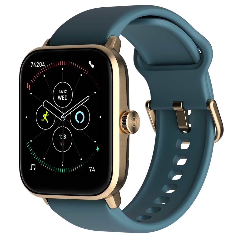 1 - Noise ColorFit Pro 3 Alpha Bluetooth Calling Smartwatch,  Teal Blue  Free Size 