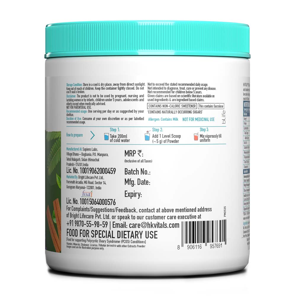 HK Vitals PCOS Balance with Herbs by HealthKart, 250 g Mixed Fruit