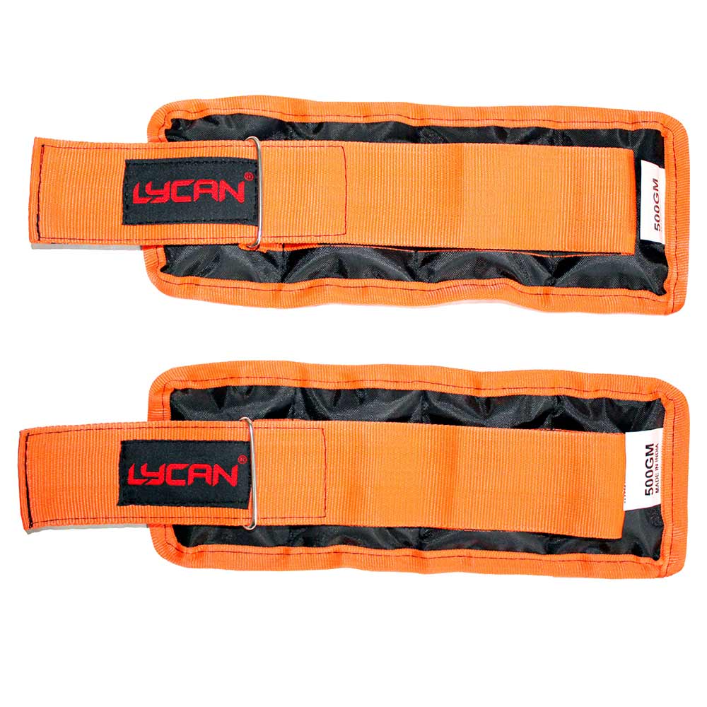 1 - Lycan Wrist and Ankle Weights,  Orange  1 kg 
