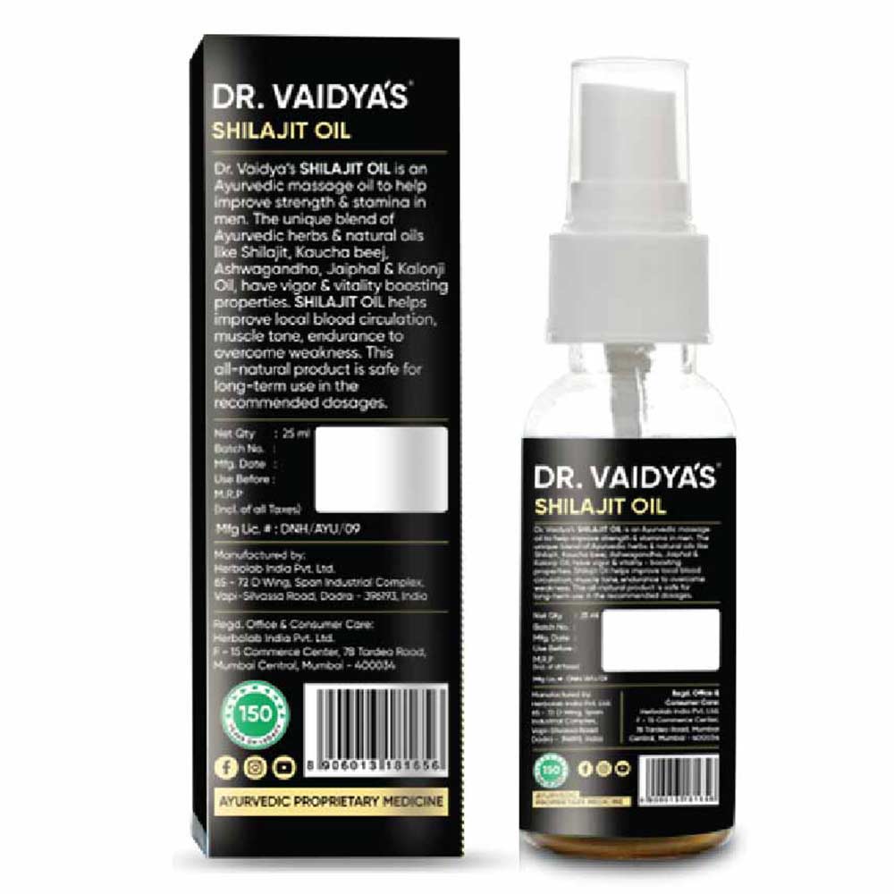 2 - Dr. Vaidya's Shilajit Oil (Pack of 3),  25 ml 
