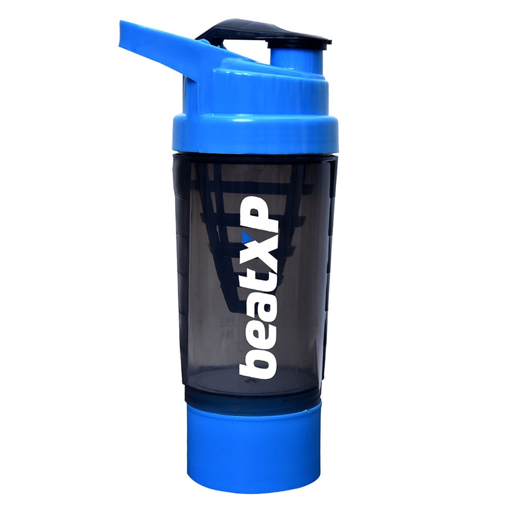 beatXP Cyclone Protein Shaker, Black and Blue 500 ml at Best Price