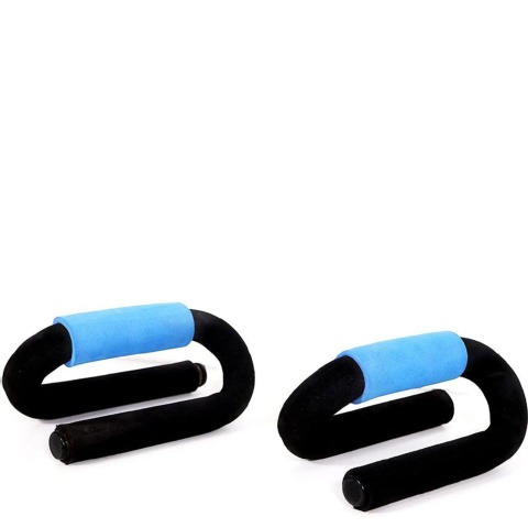 5 - beatXP Fitness S Shaped Push Up Bars,  Black & Blue  Free Size 