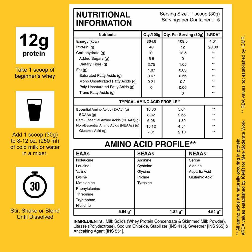 3 - Leopard Nutrition Beginner's Protein,  0.99 lb  Vanilla Delights 