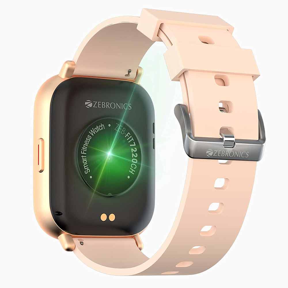 2 - Zebronics Zeb-FIT7220CH Bluetooth Smart Watch,  Gold  4.4 cm 