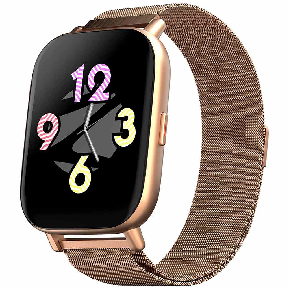 1 - Zebronics Zeb-FIT5220CH Smart Fitness Watch,  Metallic Gold  4.4 cm 