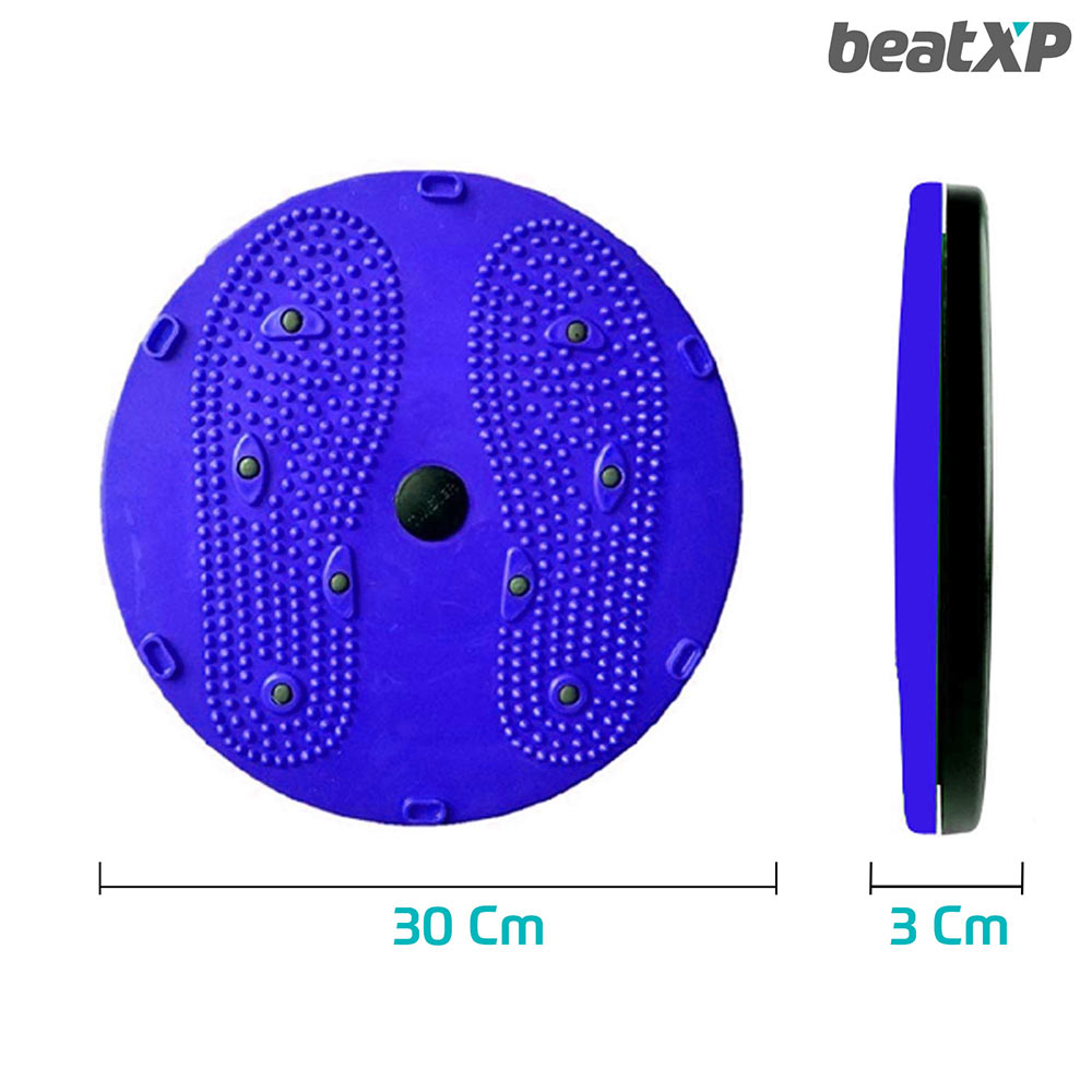 6 - beatXP Tummy Twister ABS Exerciser,  Black and Blue  100 kg 