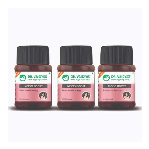 1 - Dr. Vaidya's Mood Boost (Pack of 3),  30 capsules 