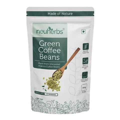 1 - Neuherbs Organic Green Coffee Beans for Weight Loss, 0.4 kg