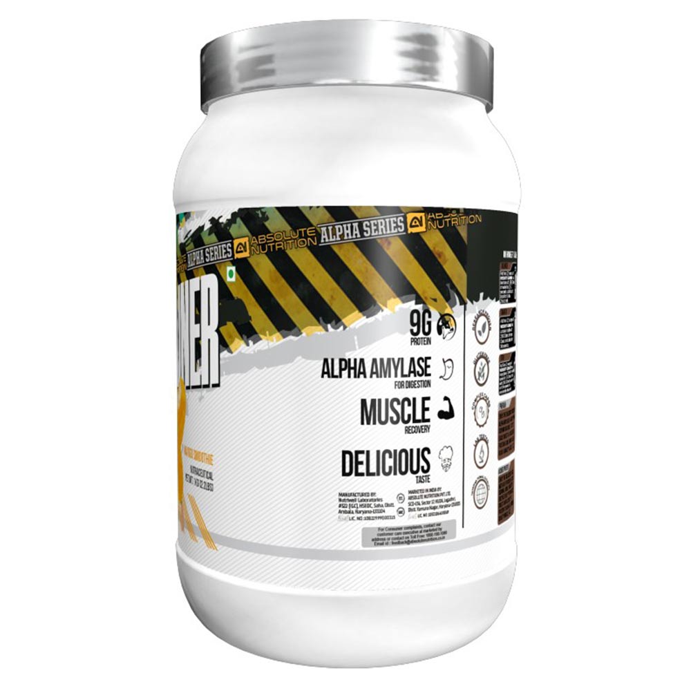 3 - Absolute Nutrition Alpha Weight Gainer,  2.2 lb  Mango Smoothie 