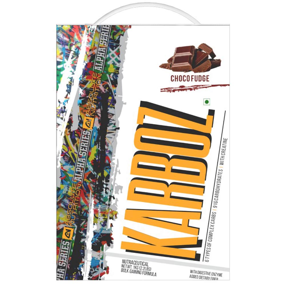 1 - Absolute Nutrition Alpha Karboz,  2.2 lb  Choco Fudge 
